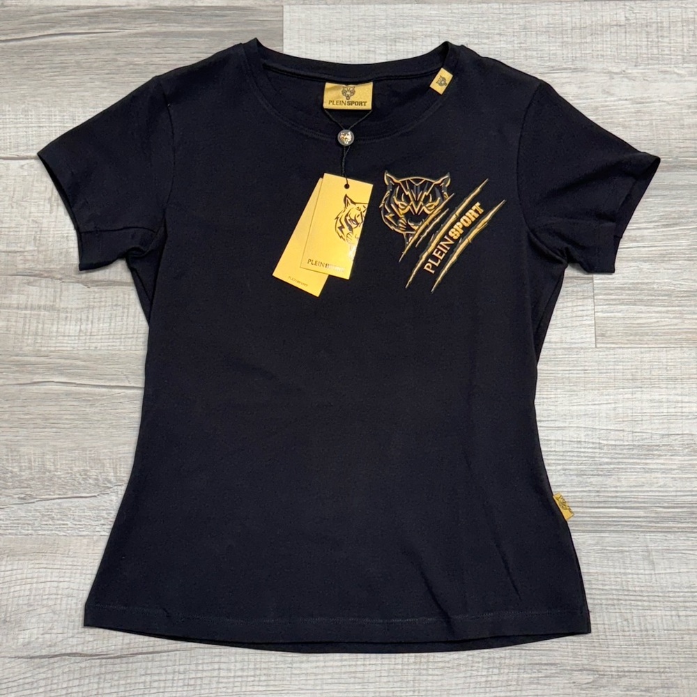 CYBER MONDAY SALE | PLEIN SPORT - Logo Top in 99 Black